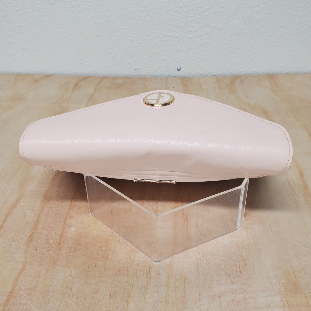 Giorgio Armani Soft Pink Peach Makeup Toiletry Bag - Picture 7 of 9